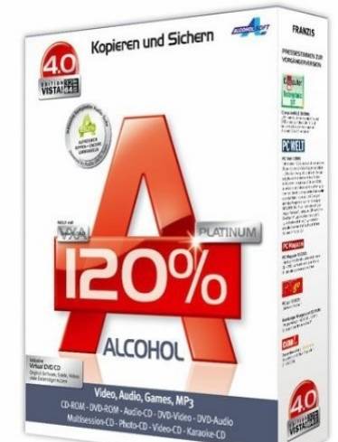 Alcohol 120% - программа, предназначенная для создания и прожига
